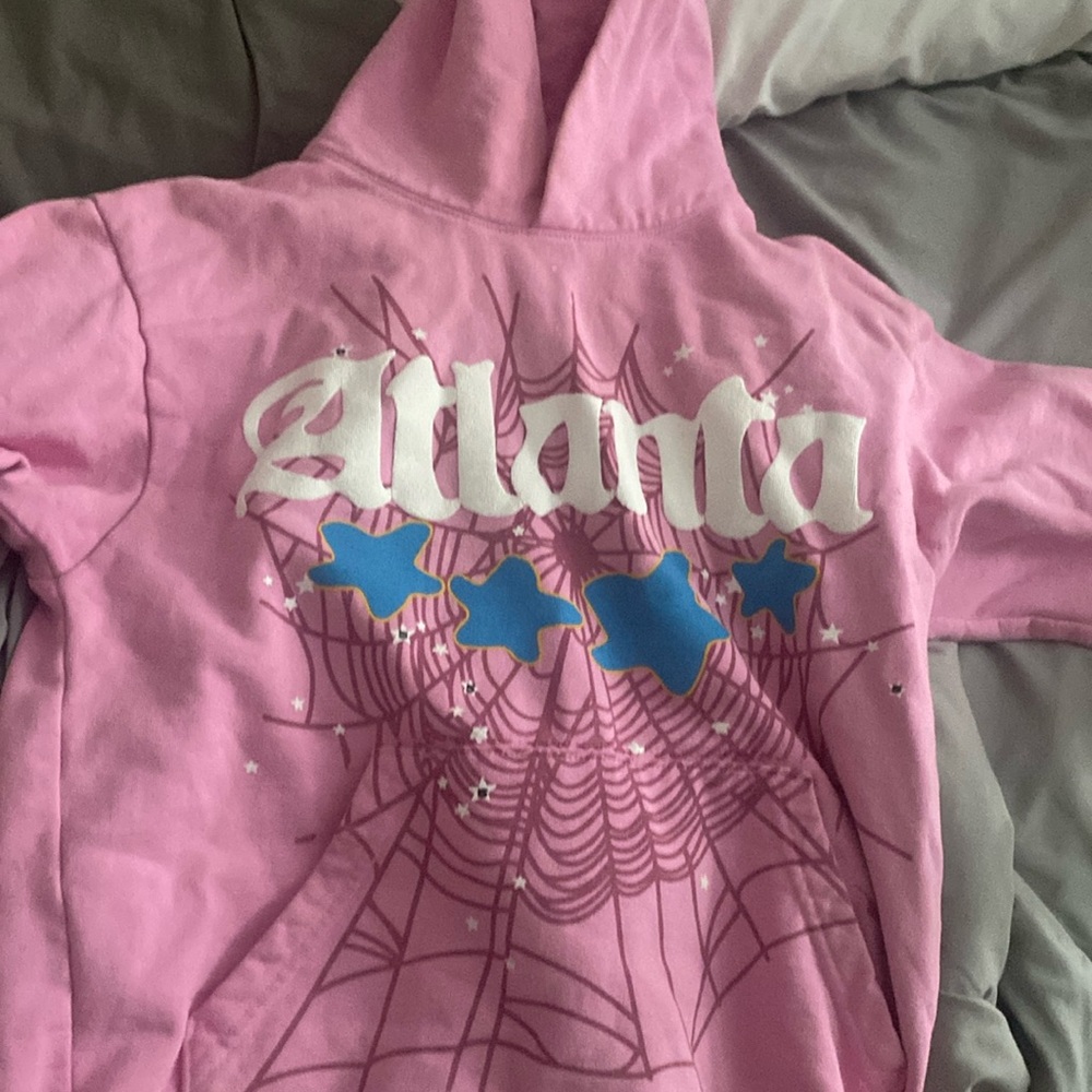 Spider hoodie Atlanta pink